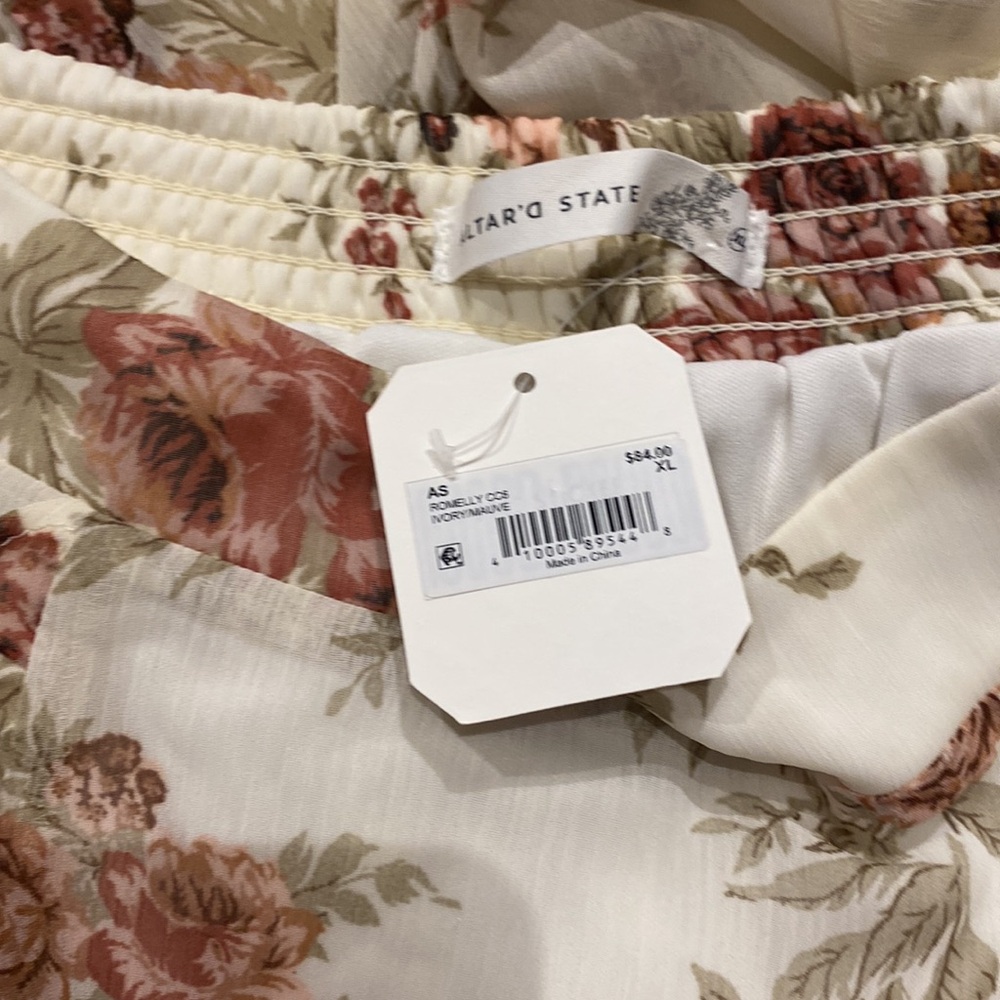 Altar’d State Floral Maxi Isabella Skirt XL NWT - Picture 6 of 7